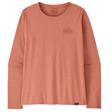Tricou cu mânecă lungă Patagonia L/S Cap Cool Daily Graphic Shirt Women Strataspire: Moment Pink X-Dye