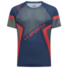 Tricou cu mânecă scurtă La Sportiva FLOW T-SHIRT Men Mountain Red/Cypress