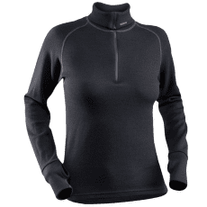 Tricou cu mânecă lungă Devold Expedition Zip Neck Woman 950 BLACK