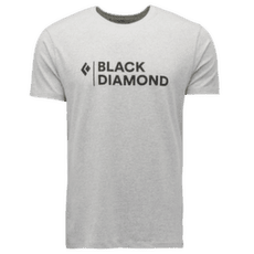 Tricou cu mânecă scurtă Black Diamond Mini Stacked SS Tee Men Nickel Heather