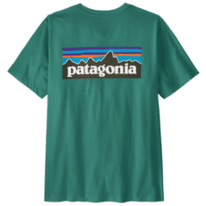 Tricou cu mânecă scurtă Patagonia P-6 Logo T-Shirt Men Gem Green