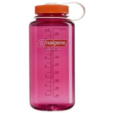Sticlă Nalgene Wide Mouth Sustain 1000 ml Fuchsia Purple w/Flame