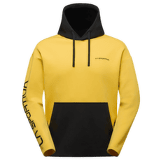 Hanorac La Sportiva PODIUM HOODY BIG LOGO Men Black/Yellow