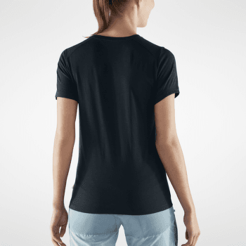 Tricou cu mânecă scurtă Fjällräven Abisko Wool SS Women Lavender Mist