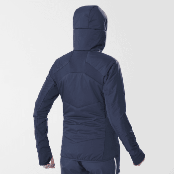 Jachetă Millet White Primaloft Hoodie Women CORONET BLUE/FOGGY DEW