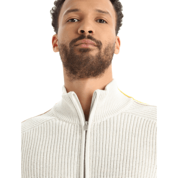 Pulover (închidere 3/4) Icebreaker Lodge LS Half Zip Sweater Men Gritstone HTHR/Black