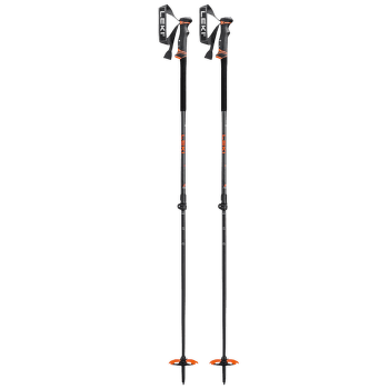 Gaură Leki Helicon Lite dark anthracite-neonorange-black