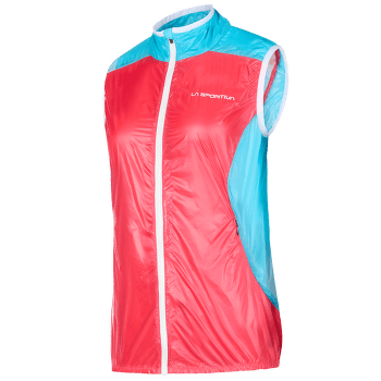 Vesta La Sportiva BRIZA WINDBREAKER VEST W Hibiscus/Malibu Blue
