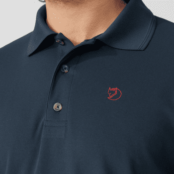 Tricou polo Fjällräven Crowley Pique Shirt Men Blueblack