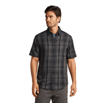 Cămașă cu mânecă scurtă Icebreaker Merino 125 Cool-Lite™ Steveston SS Shirt Plaid Men DK LODEN/BITTERSWEET/P