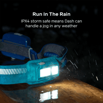 Lampă frontală BioLite Dash 450 Rechargeable HeadLamp Red