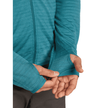 Hanorac Icebreaker Merino Blend 300 RealFleece™ Descender LS Zip Men TOPAZ/ATLANTIS/CB