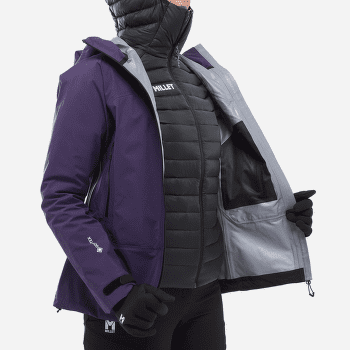 Jachetă Millet KAMET GTX JACKET WOMEN WINTER HAZE / BLACK