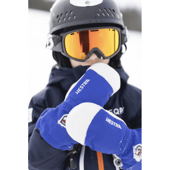 Mănuși Hestra Army Leather Heli Ski Jr. Mitt Royal