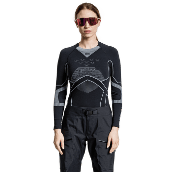 Tricou cu mânecă lungă X-Bionic X-Bionic Energy Accumulator Light Shirt LS Women X Black/Light Grey