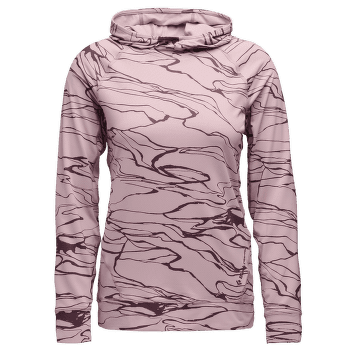 Hanorac Black Diamond LS Alpenglow Hoody Women Relief-Meadow Rose-Fig
