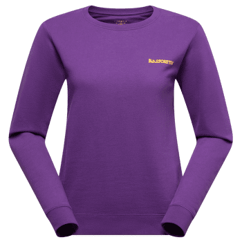 Tricou cu mânecă lungă La Sportiva Climbing on the Moon Sweatshirt Women Viola/Giallo