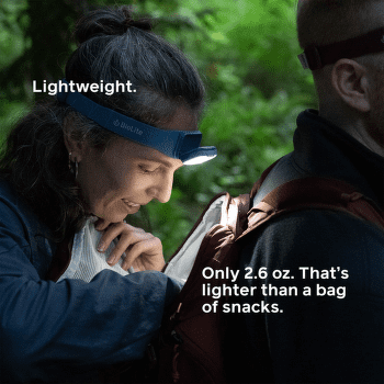 Lampă frontală BioLite Range 500 Spark Red