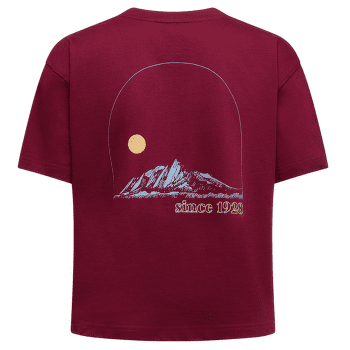 Tricou cu mânecă scurtă La Sportiva TRILOGY CROP T-SHIRT Women Redwood/Limestone