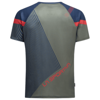 Tricou cu mânecă scurtă La Sportiva FLOW T-SHIRT Men Mountain Red/Cypress