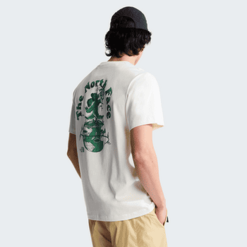 Tricou cu mânecă scurtă The North Face Retro Earth Relaxed Short Sleeve Tee-Graphic Men WHITE DUNE