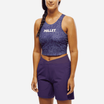 Sutien Millet CIMAI COLLAB SPORTS BRA Women PURPLE VELVET/SEAWEED