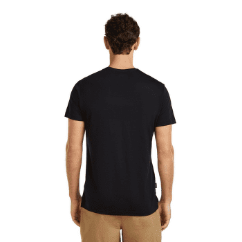 Tricou cu mânecă scurtă Icebreaker Merino Blend 125 Cool-Lite Sphere SS Tee Across the Peaks Men BLACK