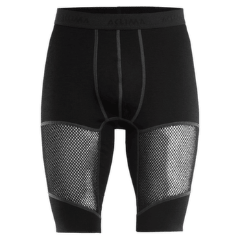 Pantaloni scurți Aclima WoolNet Long Shorts Men Jet Black