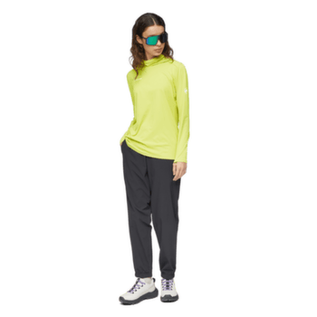 Tricou cu mânecă lungă Mammut SELUN FL SUN HOODY WOMEN 6433 alpine calamint