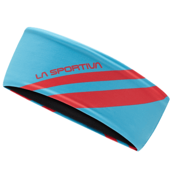 Bandă pentru cap La Sportiva DIAGONAL HEADBAND Malibu Blue/Hibiscus