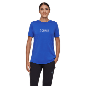 Tricou cu mânecă scurtă Mammut Eiger Logo T-Shirt Women 50643 eiger blue