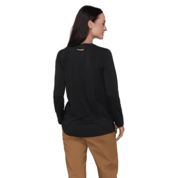 Tricou cu mânecă lungă Mammut Mountain Longsleeve T-Shirt Women Bluemlisalphorn black 0001