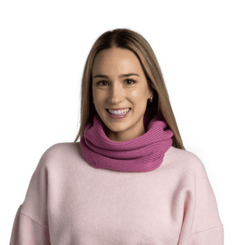 Bandă pentru gât Buff KNITTED NECKWARMER MERIX NIGHT BLUE