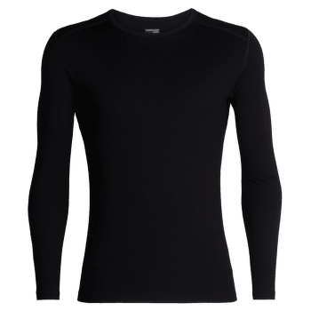 Tricou cu mânecă lungă Icebreaker Tech LS Crewe Men (104371) Black001