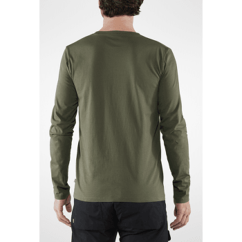 Tricou cu mânecă lungă Fjällräven Forever Nature Badge LS T-Shirt Men Buckwheat Brown