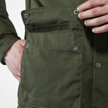 Jachetă Fjällräven Greenland Winter Jacket Men Green-Dark Grey