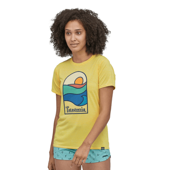 Tricou cu mânecă scurtă Patagonia Cap Cool Daily Graphic Shirt Women 73 Skyline: Feather Grey