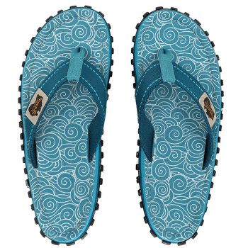 Şlapi Gumbies Gumbies Islander Turquoise Swirls Turquoise Swirls