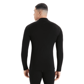 Tricou cu mânecă lungă Icebreaker 260 Tech LS Turtleneck Black