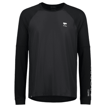 Tricou cu mânecă lungă Mons Royale Tarn Merino Shift Wind Jersey Men Black
