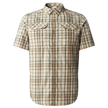 Cămașă cu mânecă scurtă The North Face S/S Pine Knot Shirt Men Khaki Stone Plaid