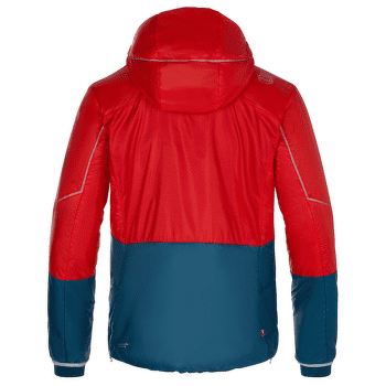 Jachetă La Sportiva Alpine Guide Primaloft Hoody Men Poppy/Storm Blue