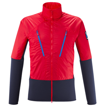 Jachetă Millet TRILOGY ICON HYBR CORE Jacket Men SAPHIR/ROUGE