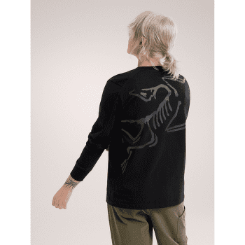 Tricou cu mânecă lungă Arcteryx Kragg Cotton Bird Crew LS Women Lt Moondrop