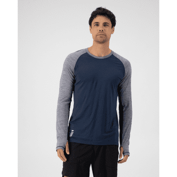 Tricou cu mânecă lungă Mons Royale Temple Merino Air-Con LS Men Black