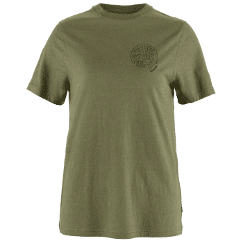Tricou cu mânecă scurtă Fjällräven Hemp Blend Out Here T-shirt Women Green