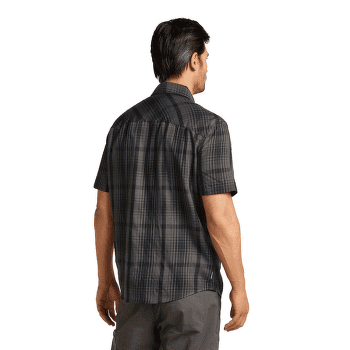 Cămașă cu mânecă scurtă Icebreaker Merino 125 Cool-Lite™ Steveston SS Shirt Plaid Men DK LODEN/BITTERSWEET/P