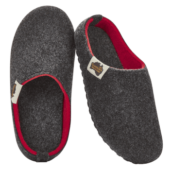 Papuci de casă Gumbies Outback Charcoal & Red Charcoal / Red