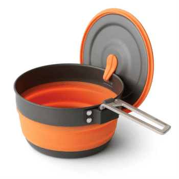 Oală Sea to Summit Frontier UL Collapsible Pot - 1L Puffins Bill Orange