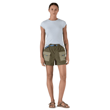 Pantaloni scurți Patagonia Outdoor Everyday Shorts Women Shore Blue